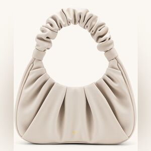 Gabbi Ruched Hobo Handbag - Ivory